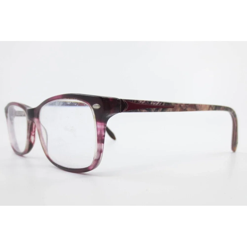 Real Tree Girl G303 BUR Burgundy Purple Camo Rectangular Eyeglasses 51-17-135